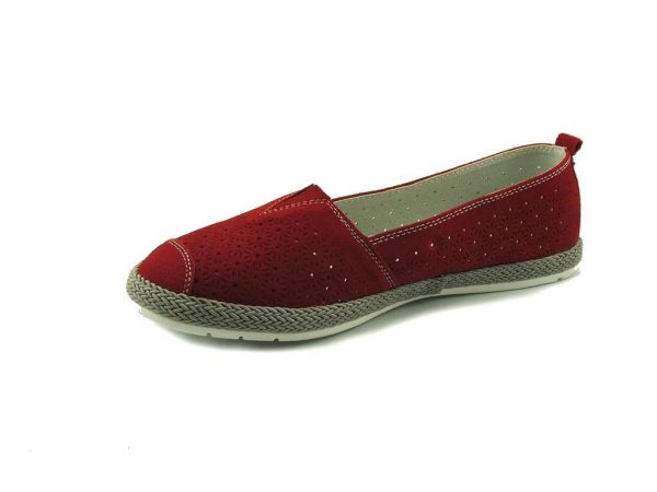Czerwone buty wsuwane Sokolski